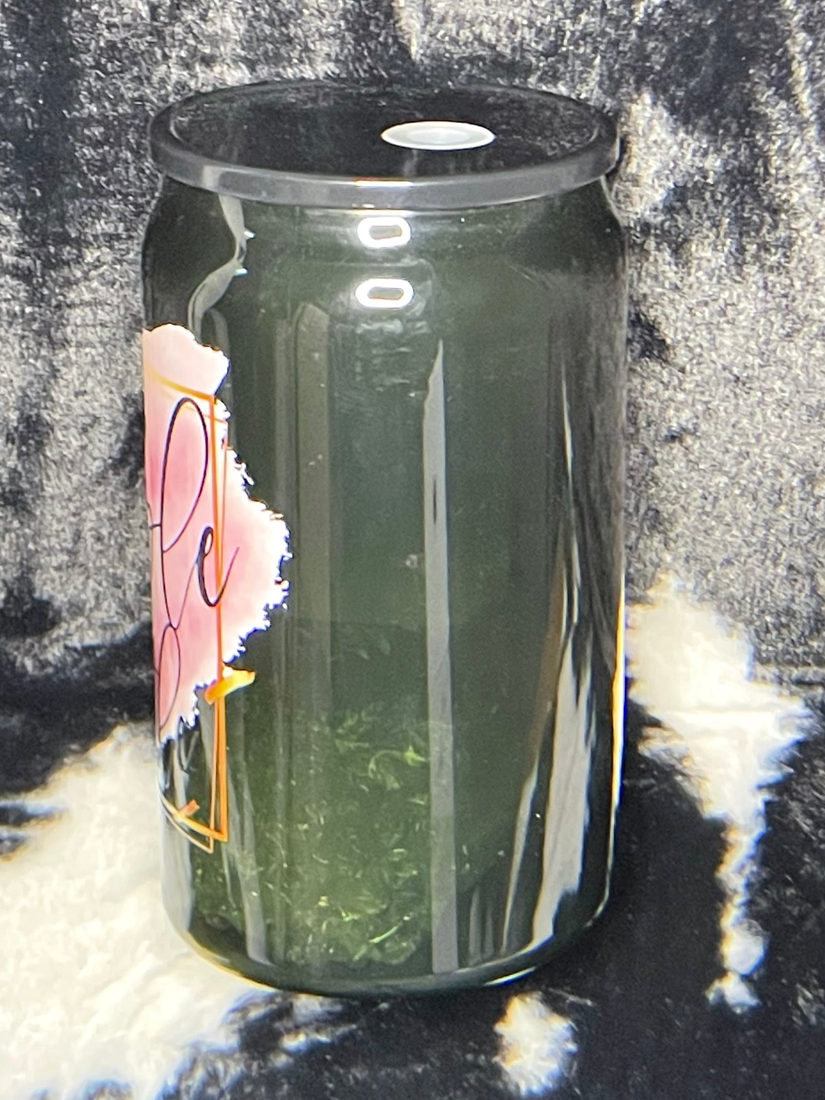 Acrylic Cup - 10oz, Black, f*** Humble just Hustle