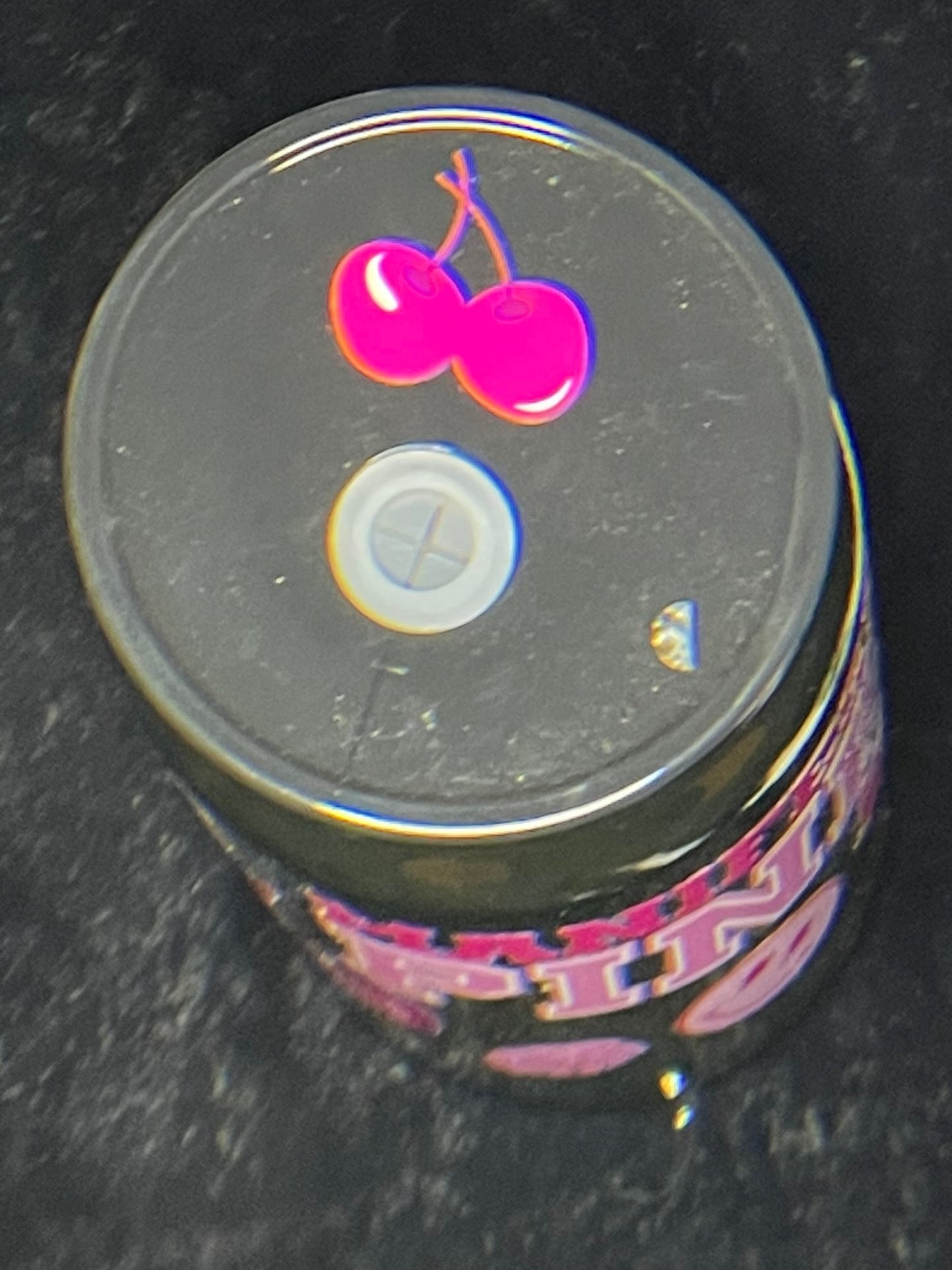 Acrylic Cup - 10oz, Black, Manifest Pink