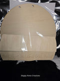 DIY Wooden Welcome Door Hanger Kit | Paint Your Own Door Sign | Craft Blank with “Welcome” Cutout | Front Door Decor Kit