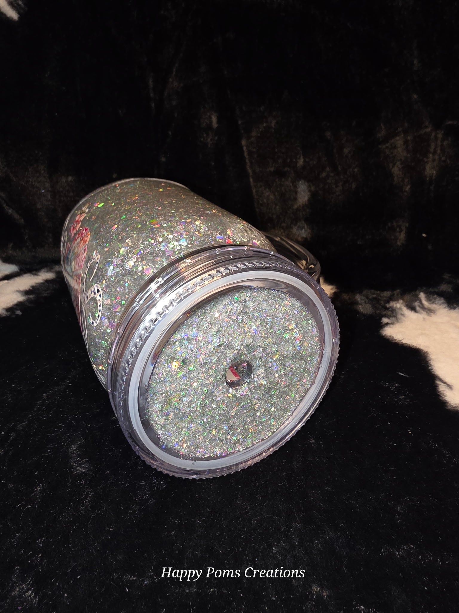 Salty Soul Glitter Mason Jar Tumbler | Beach Lover Cup | Coastal Seashell Glitter Mug | Ocean Inspired Travel Cup | Summer Gift for Her