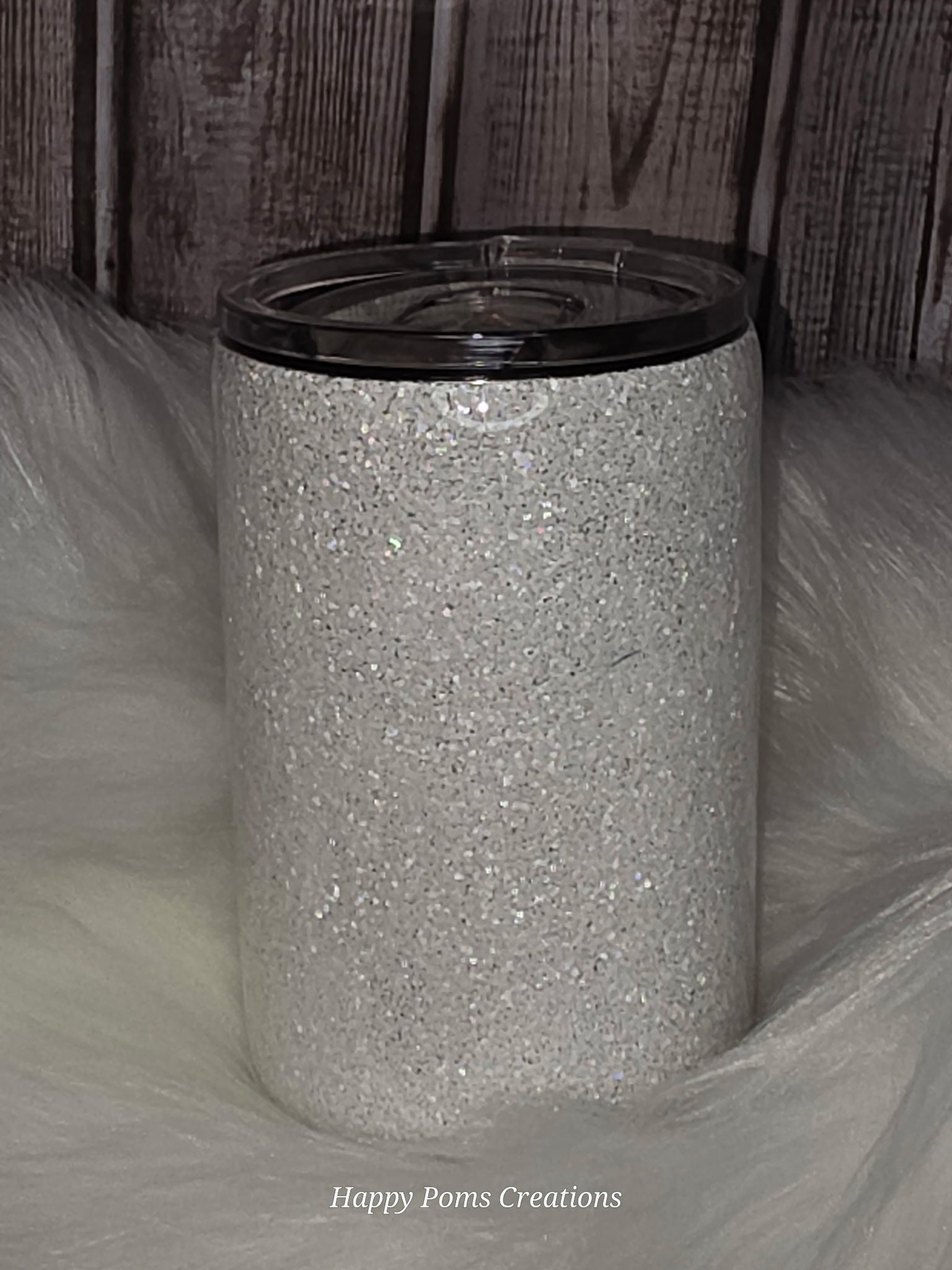 12 oz, Koozie/Tumbler, Glitter and Epoxy Can't Be Tamed.