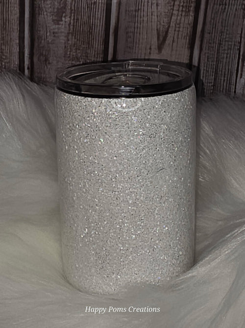 12 oz, Koozie/Tumbler, Glitter and Epoxy Can't Be Tamed.