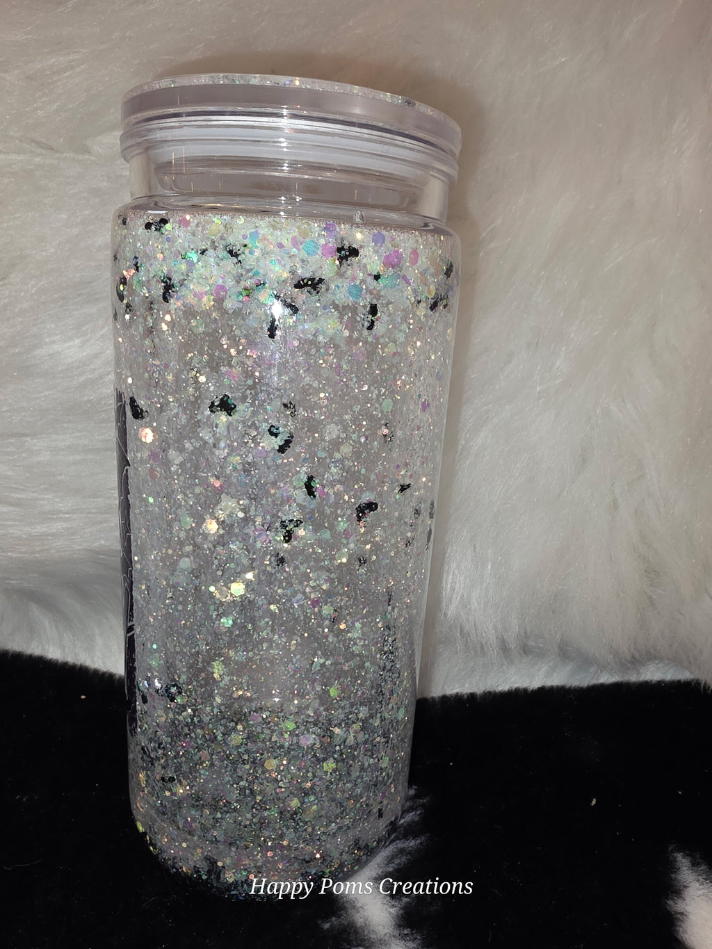 16 oz Bat Shit Crazy Tumbler | Glitter Halloween Cup | Funny Bat Tumbler | Spooky Gothic Drinkware | Halloween Gift for Her