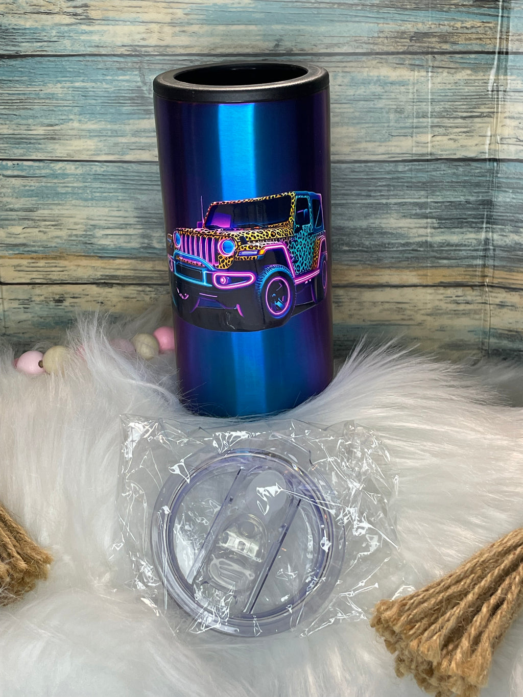 Stainless Steel Duozie - 16 oz, Mud Up or Shut Up w/lid and Straw