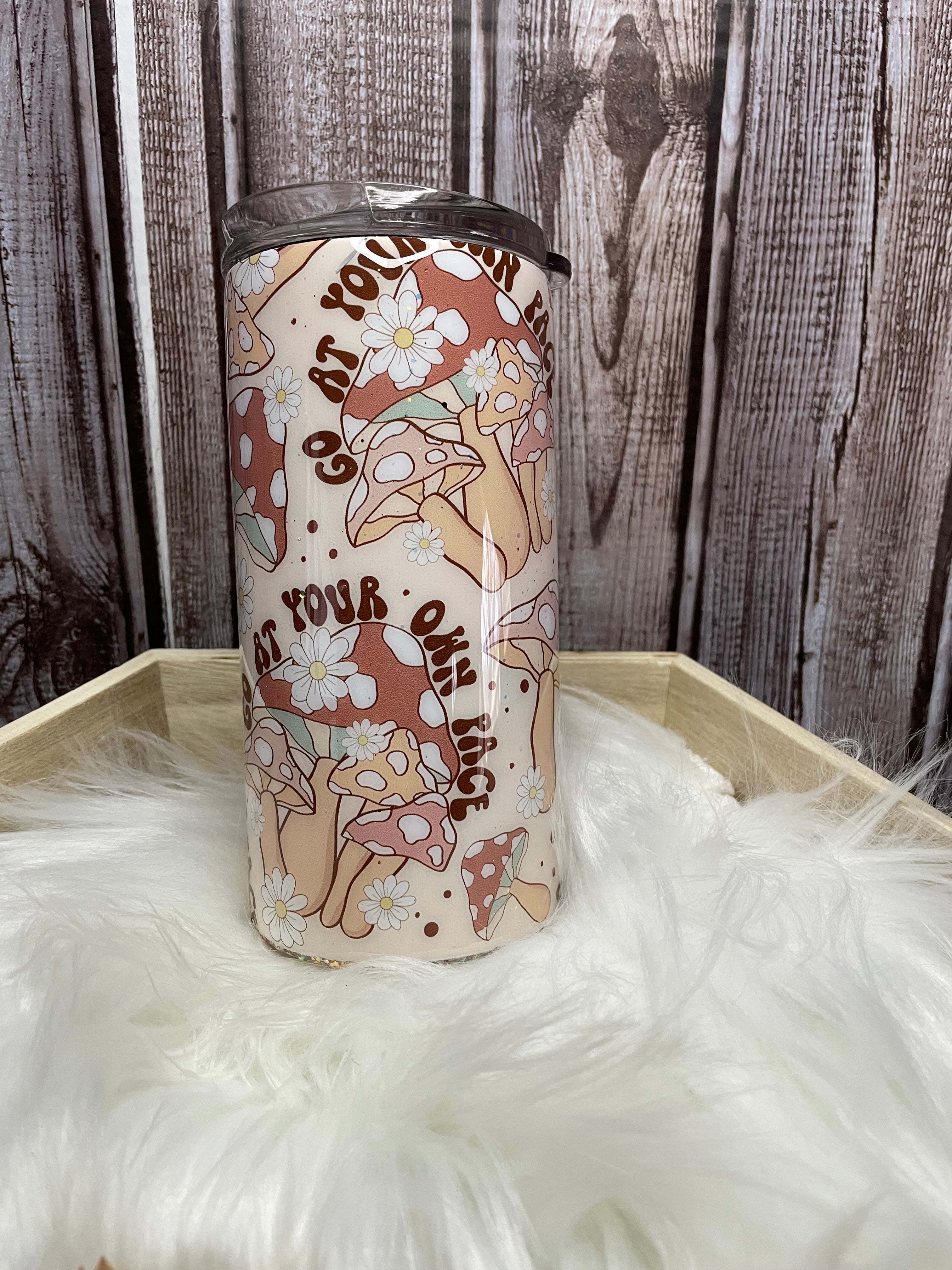 Stainless Steel Convertible Tumbler - 12 oz, Kewzie/Tumbler, Go at your own Pace