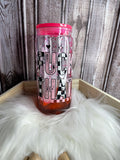 Acrylic Snow Globe Tumbler - 16 oz, Red Drip, F- That