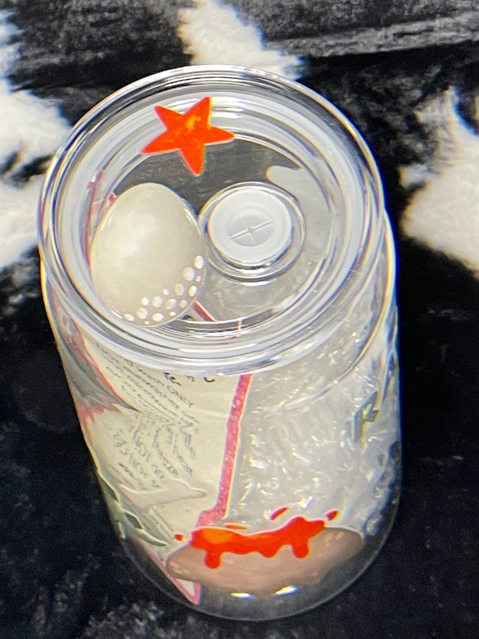 Acrylic Cup - Colored Dinosaurs, 10oz w/straw