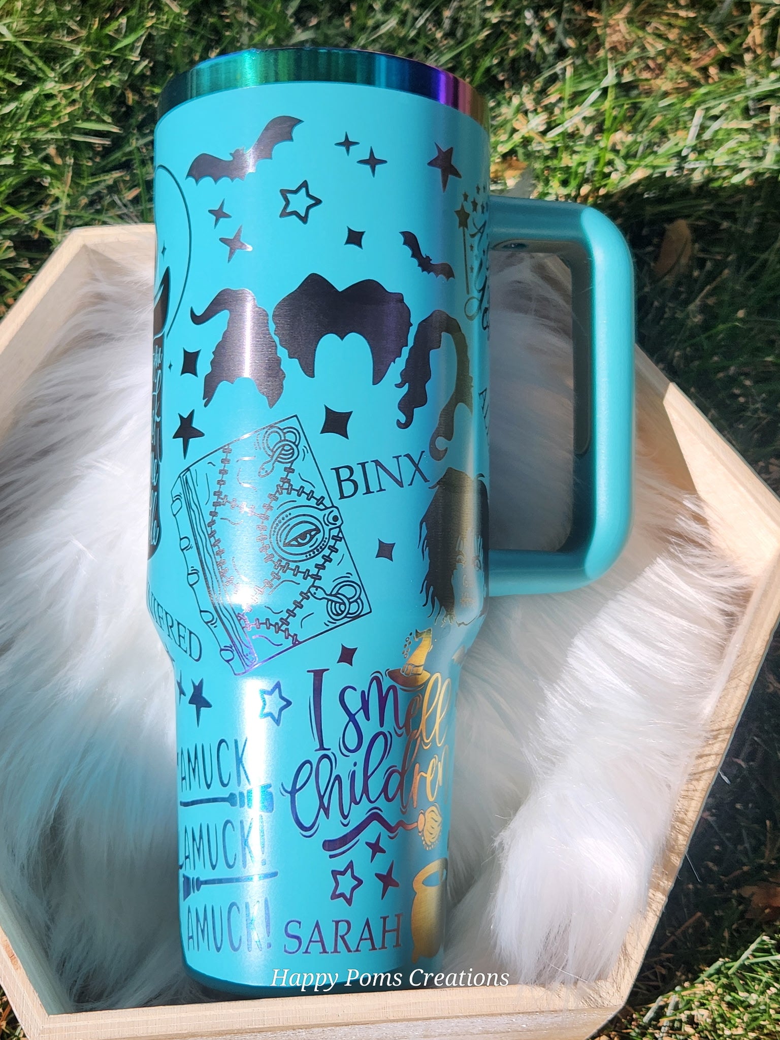 Laser engraved Stainless Steel Stanley Dupe - 40 oz, I Smell Children