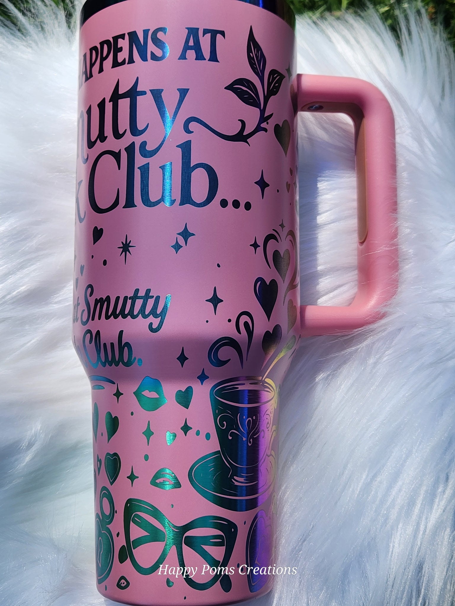 Stainless Steel Stanley Dupe - 40 oz, Pink Smutty Book Club
