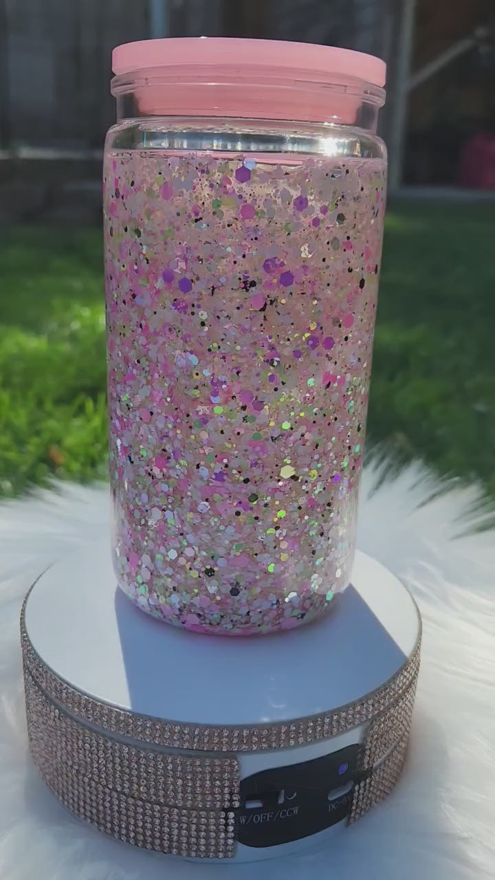 Acrylic Snow Globe Cup - 16 oz, Bad Girls